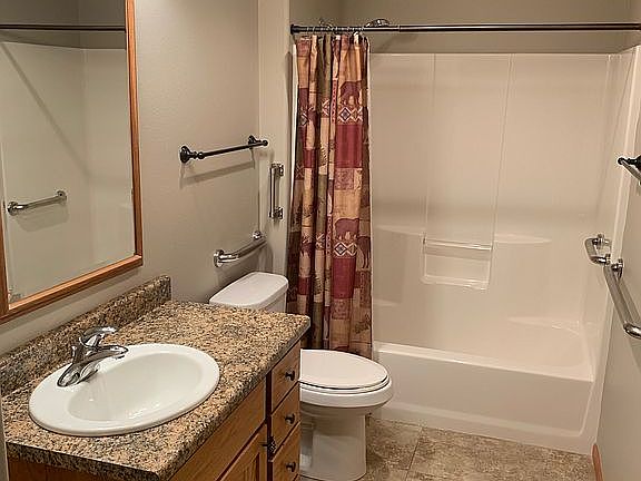 Full bath off kitchen