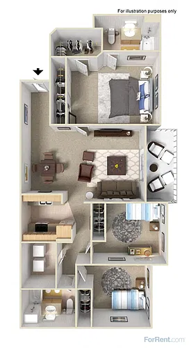 Floor plan Plan D