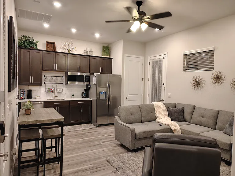 Kitchenette/Laundry Closet/Sideyard Door