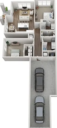 Floor Plan 2A | Seasons at North Aurora | Apartments in North Aurora, IL Floor Plan 2A | Seasons at North Aurora | Apartments in North Aurora, IL