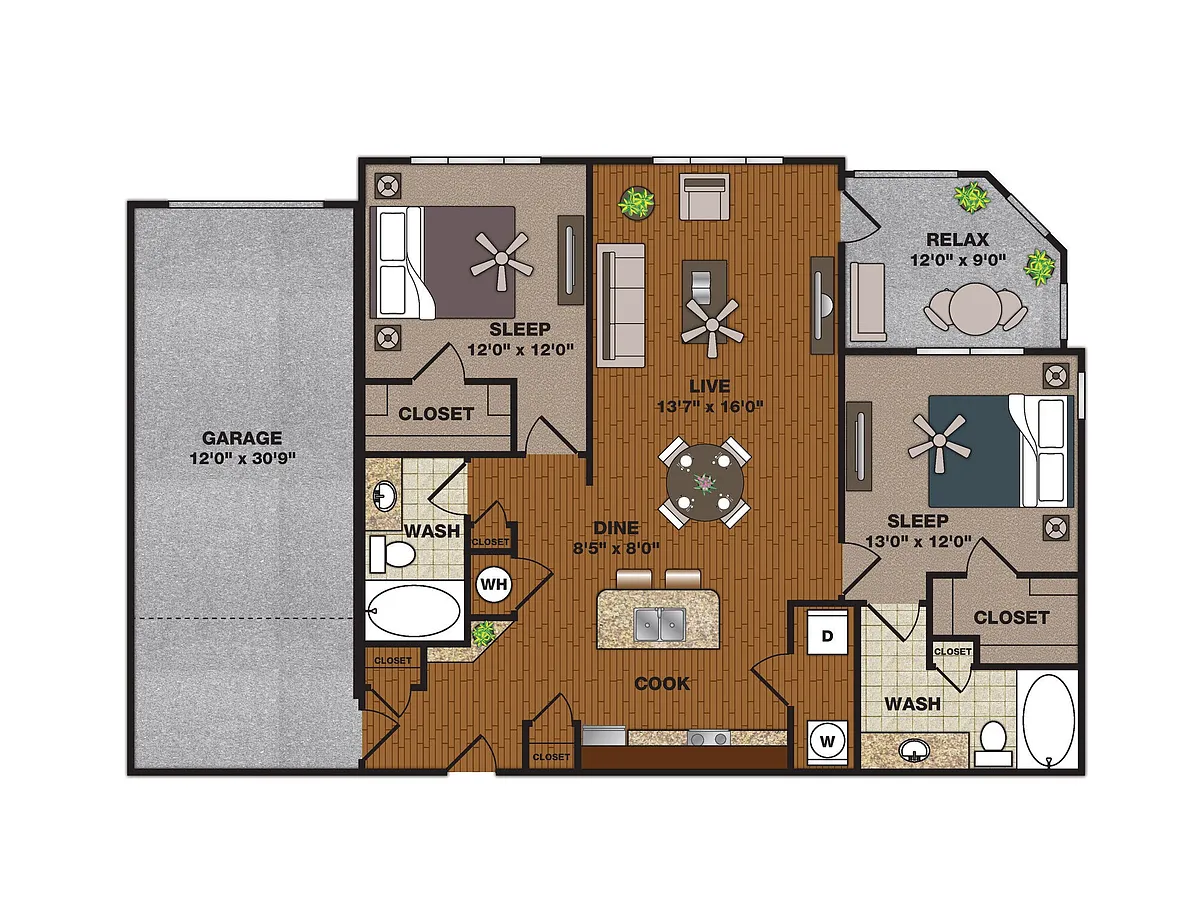 Floor plan B1