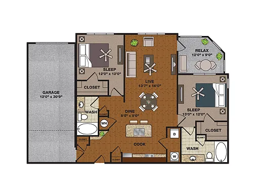 Floor plan B1