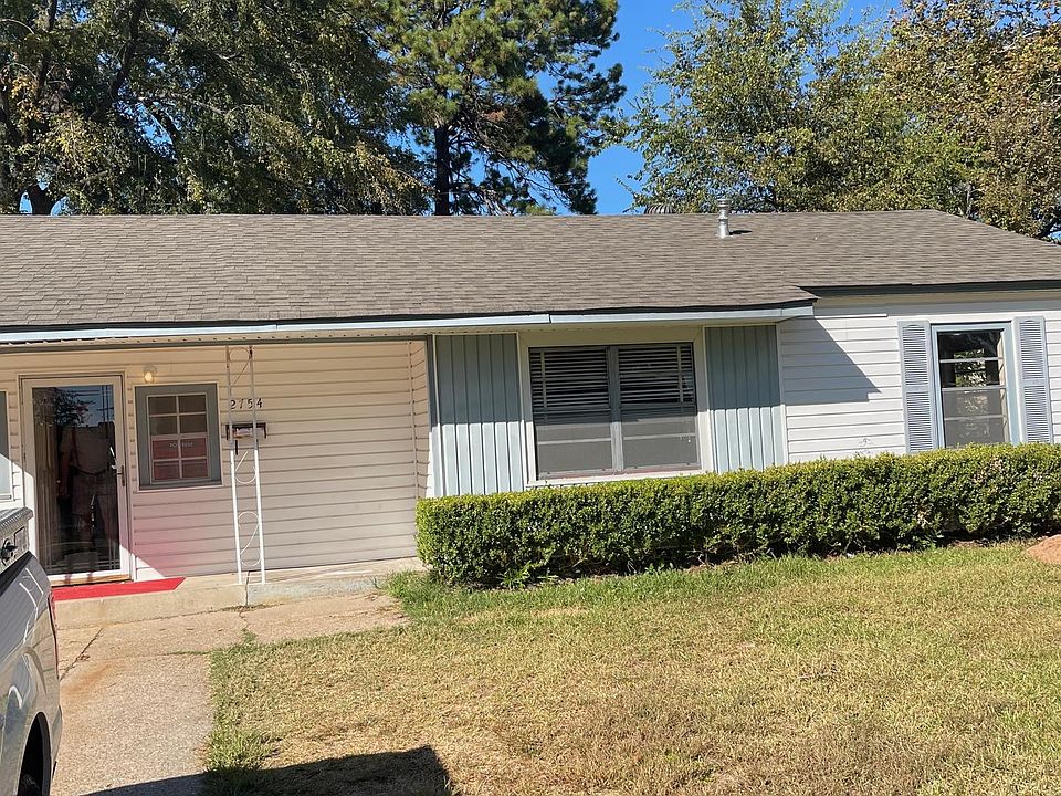 Front view of the home