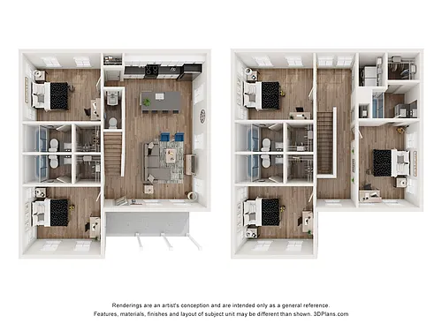 Floor plan Edgewood - Unfurnished