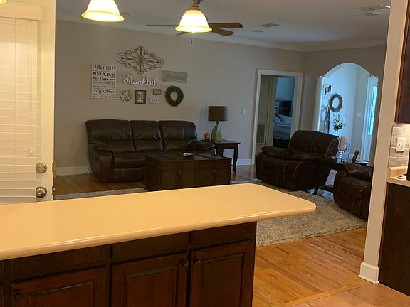 View from kitchen to LR