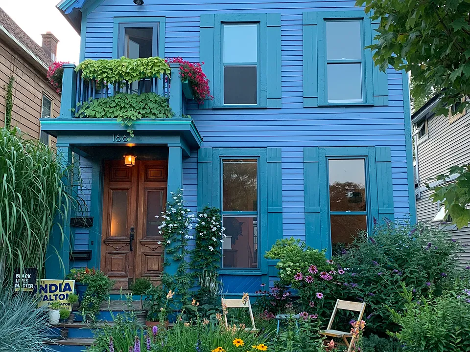 The West Side Blue house