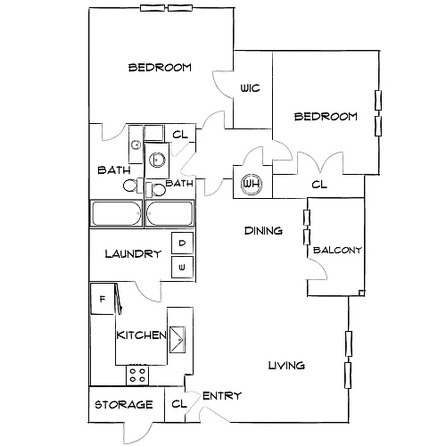 Floor plan Design 2B