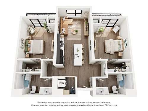Floor plan 2B1