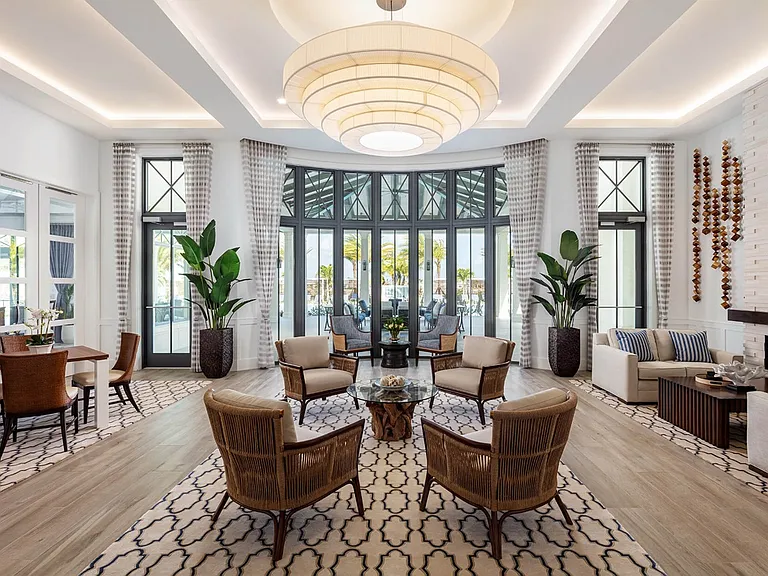 Clubhouse lounge