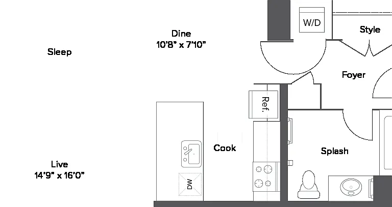 S4T Studio Floorplan S4T Studio Floorplan