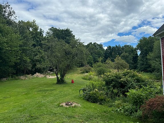 Backyard view from deck