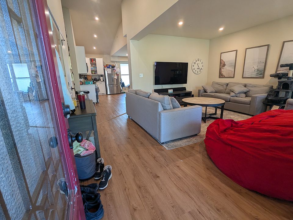 View Into the Apartment from Living Room to Kitchen