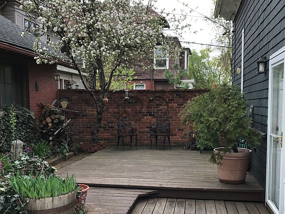 Deck at Carriage House entrance