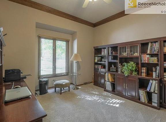 To the left of the entry is a wonderful room currently being use