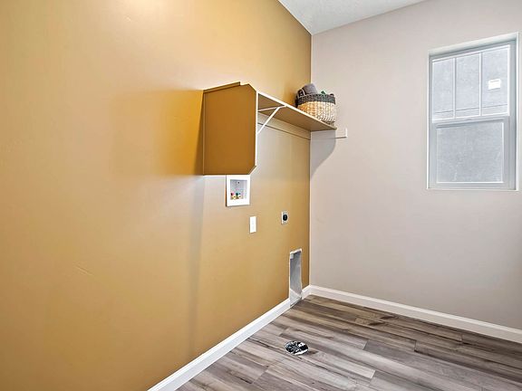 View from laundry room