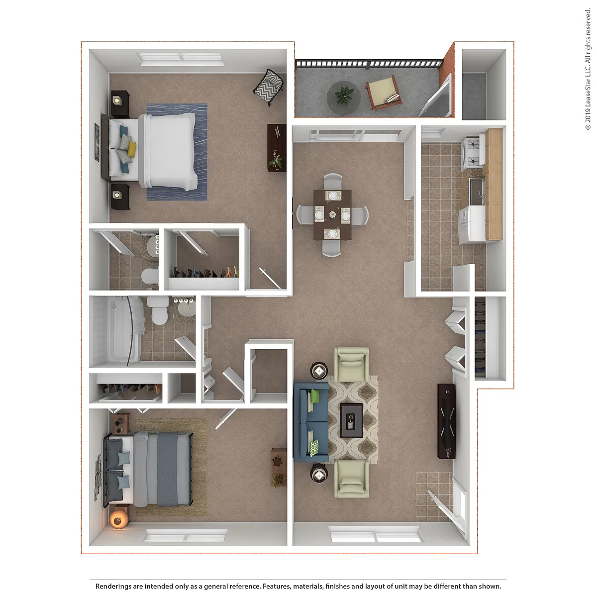 Floor plan 2X15