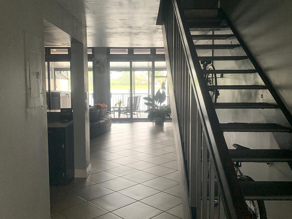 View from interior entry