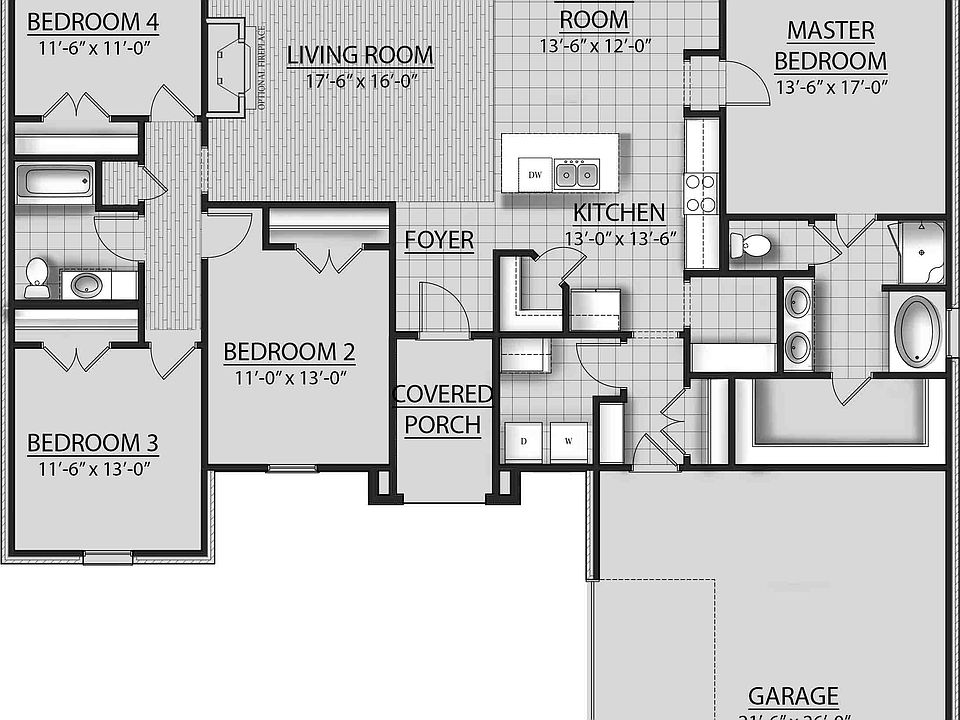 Cezanne IV A - Floor Plan - DSLD Homes