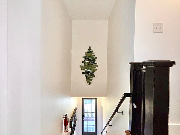 The Entrance to Apartment #5 is at the Bottom of these Stairs on the Handrail-Side So No Steps to Climb When Your Arms are Full of Groceries!
Come Straight In the Front Door and YOUR Front Door is Immediately on Your Left! 
Easy-Peasy!!