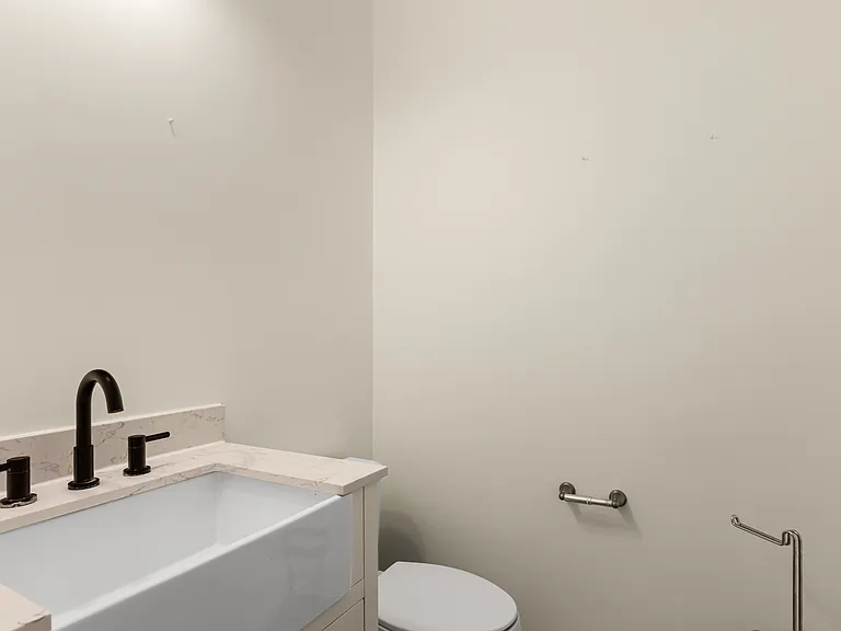 Half bath on the main floor