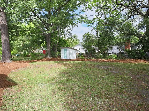 Fenced back yard