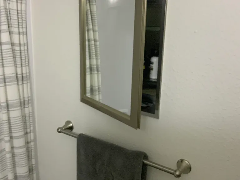 Medicine Cabinets in both baths
