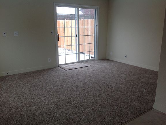 Slider in living room to outside patio
