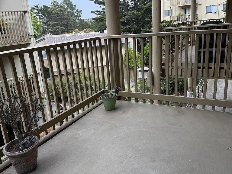 This unit also comes with an oversized balcony space.