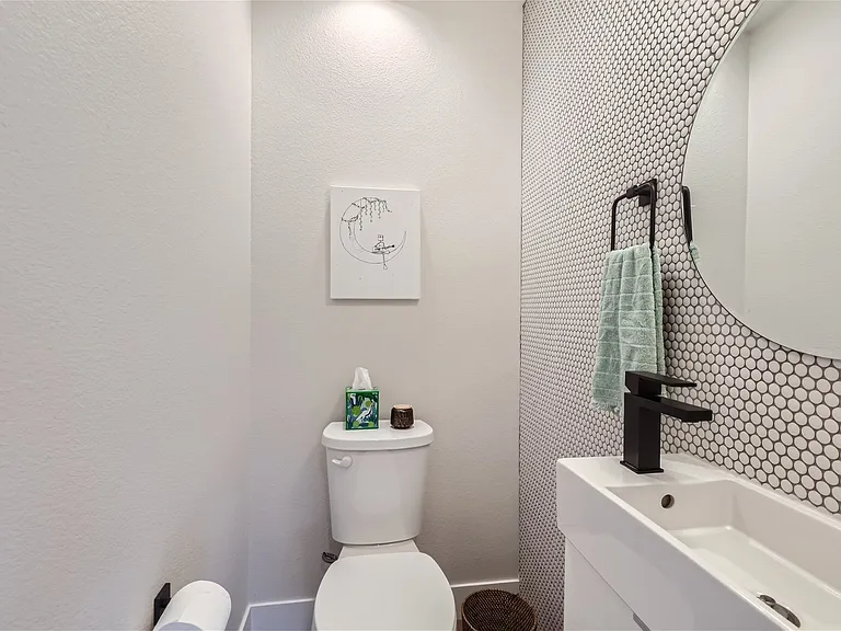 2nd floor powder room