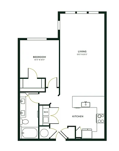 Floor plan A1S