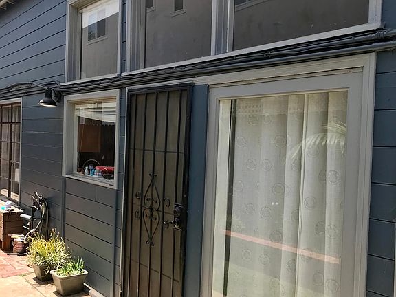 front entry from side yard