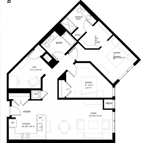 Floor plan D1