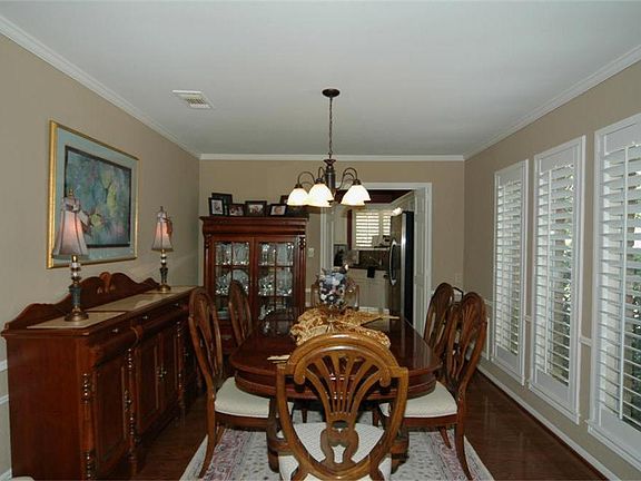 The Formal Dining Room from the entry towards the kitchen.