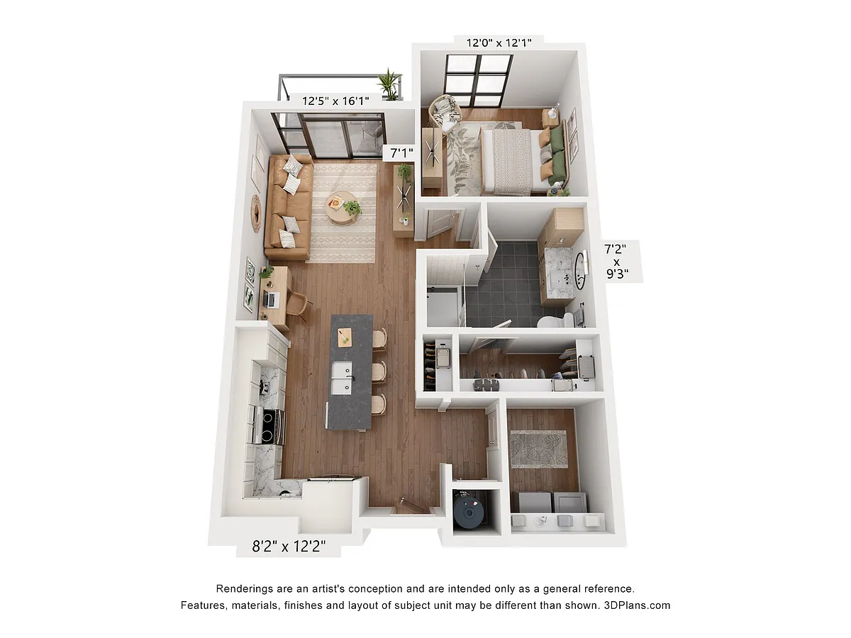 Floor plan A1.A