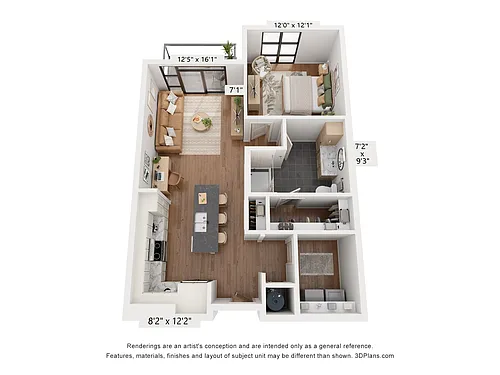 Floor plan A1.A