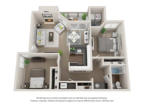 Floor plan Residence 2 Luxury