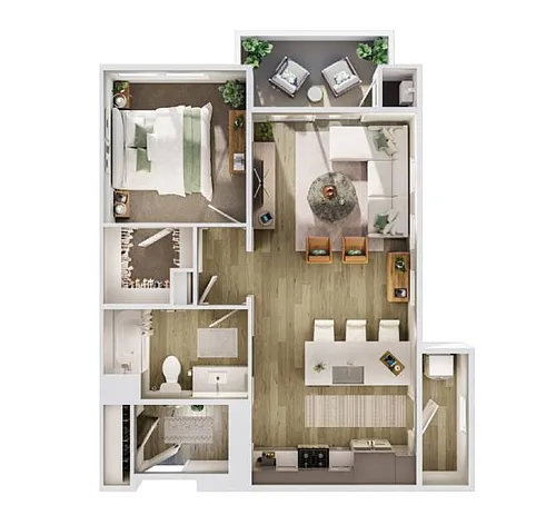 Floor plan 1B