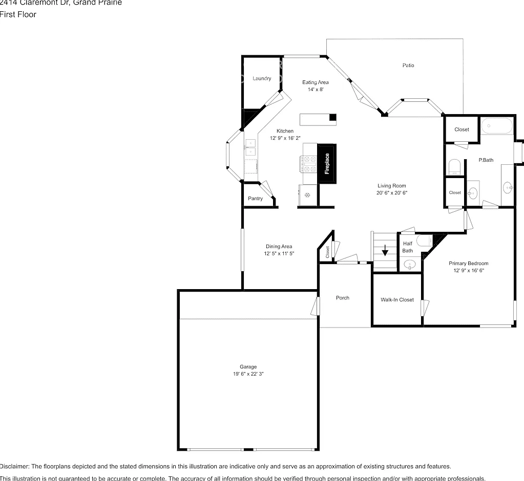 2414 Claremont Dr Grand Prairie, TX 75052 — Photo 3