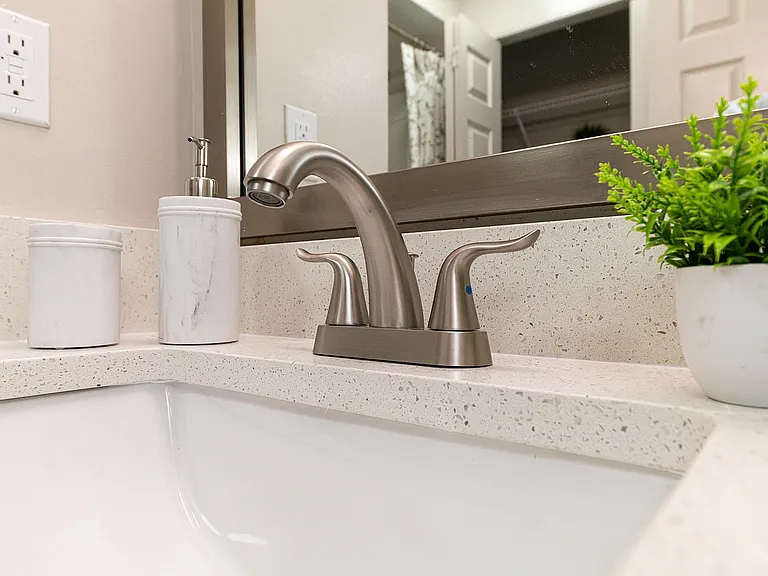 Stainless Finishes with Granite Counters