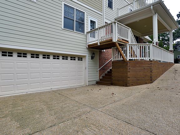 Two car side load garage