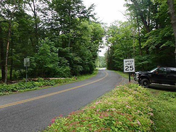 Road view from front yard.