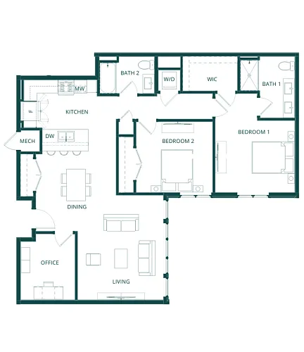 Floor plan B1
