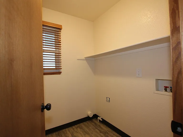 Laundry room on main floor