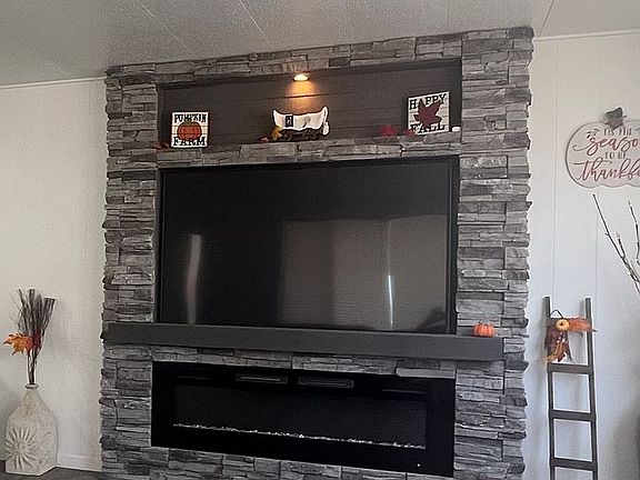 Brand new electric fireplace