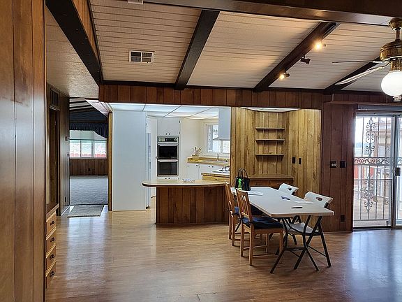 family room area by kitchen