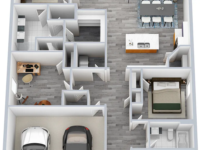 Four Bed, Two Bath Four Bed, Two Bath