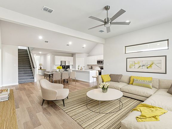 Open First Floor in the Wimbledon home plan by Trophy Signature Homes - REPRESENTATIVE PHOTO