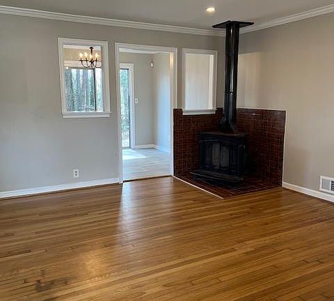 Living room - wood stove