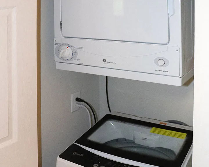 Washer and dryer in each unit