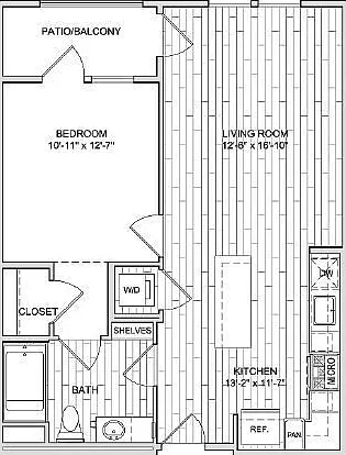 A2 floor plan Lex CTR City